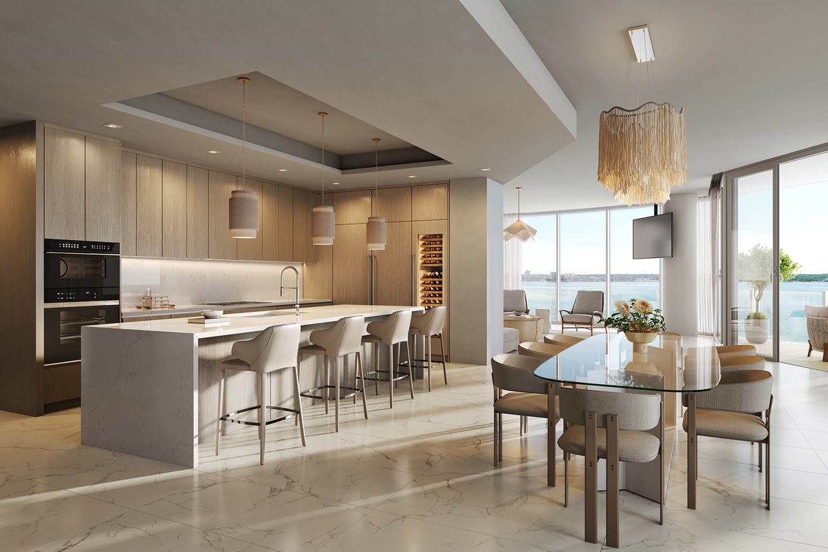 Viceroy Residences Clearwater Beach interior rendering